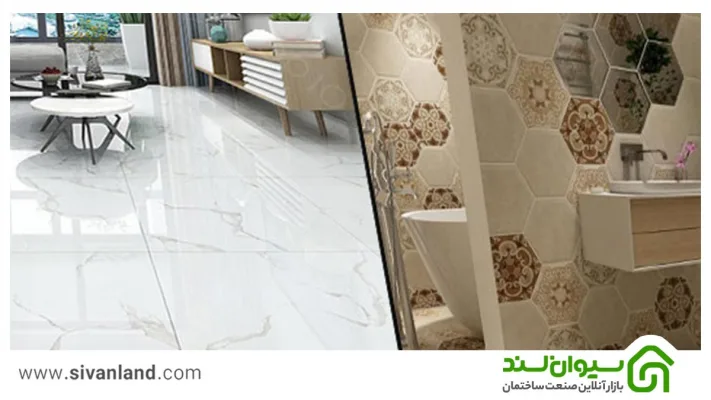 فرق کاشی و سرامیک