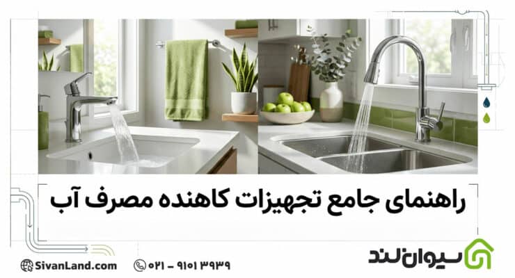 انواع تجهیزات کاهنده مصرف آب
